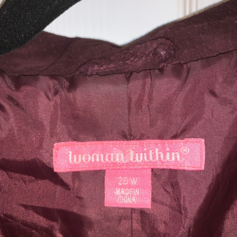 Plus size Suede jacket - Picture 2 of 4